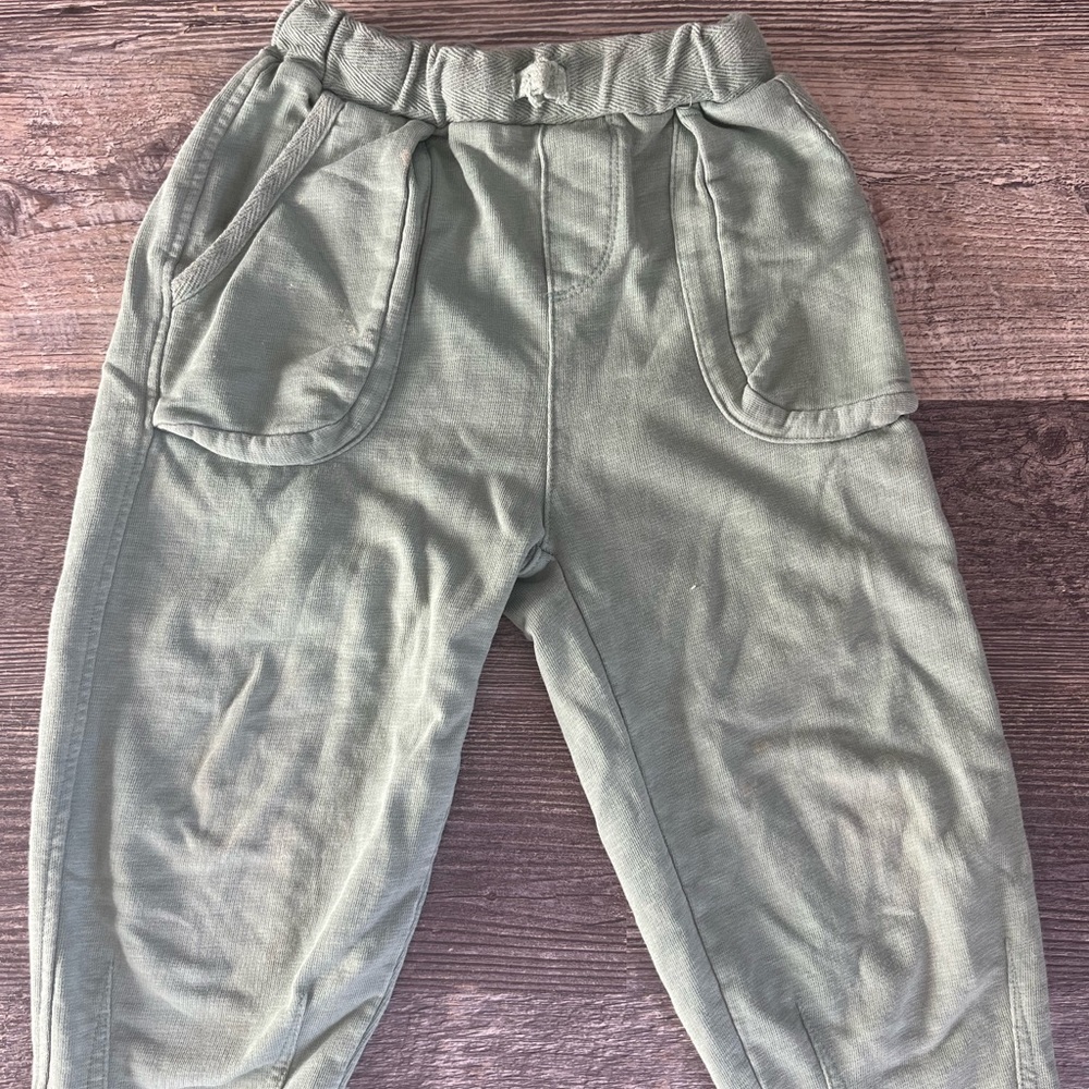 Zara Green wide leg Sweats
